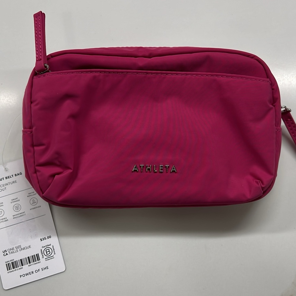 Athleta Fuchsia Belt Bag